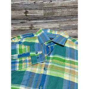 Hammermade Men's Button Down Long Sleeve Shirt Multi Color 42/16.5 (M)‎